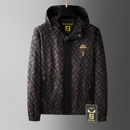 Cheap Fendi Jackets Long Sleeved For Men #1255294 Replica Wholesale [$72.00 USD] [ITEM#1255294] on Replica Fendi Jackets