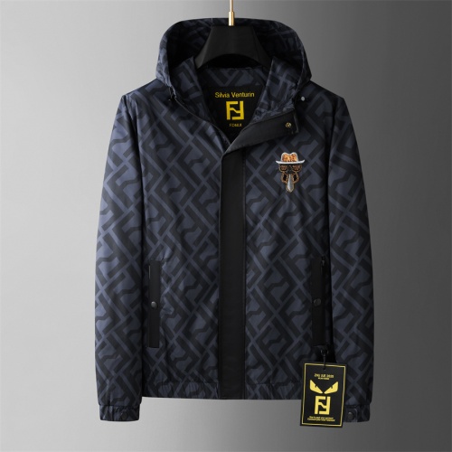 Cheap Fendi Jackets Long Sleeved For Men #1255297 Replica Wholesale [$72.00 USD] [ITEM#1255297] on Replica Fendi Jackets