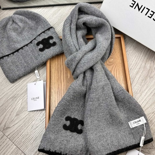 Cheap Celine Hat and Scarf Set #1255329 Replica Wholesale [$52.00 USD] [ITEM#1255329] on Replica Celine Hat and Scarf and Glove Set