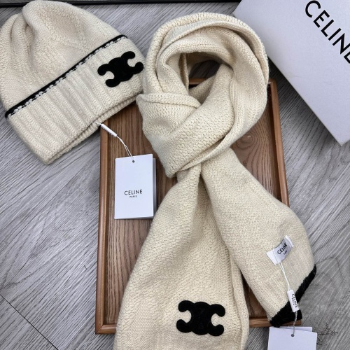 Cheap Celine Hat and Scarf Set #1255330 Replica Wholesale [$52.00 USD] [ITEM#1255330] on Replica Celine Hat and Scarf and Glove Set