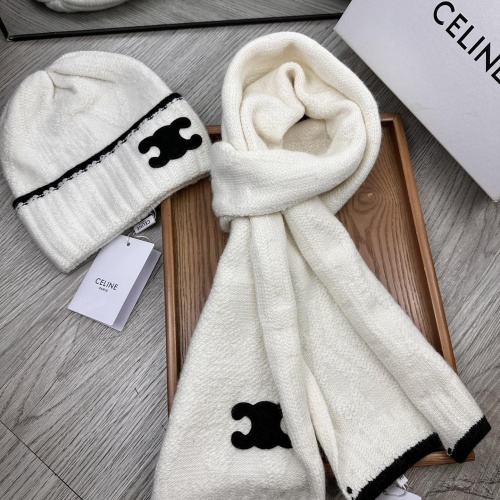 Cheap Celine Hat and Scarf Set #1255332 Replica Wholesale [$52.00 USD] [ITEM#1255332] on Replica Celine Hat and Scarf and Glove Set