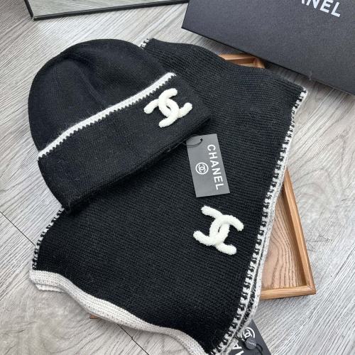 Cheap Chanel Hat and Scarf Set #1255336 Replica Wholesale [$52.00 USD] [ITEM#1255336] on Replica Chanel Hat and Scarf and Glove Set