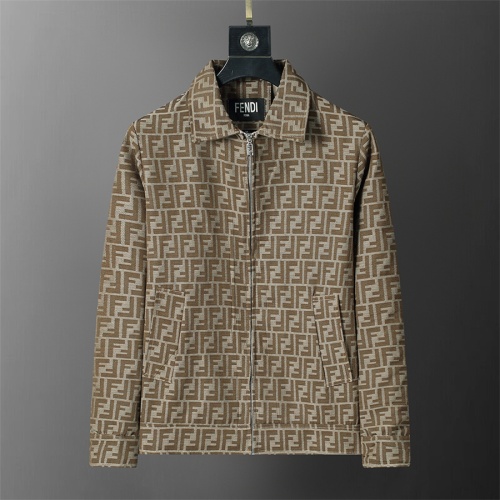 Cheap Fendi Jackets Long Sleeved For Men #1255349 Replica Wholesale [$45.00 USD] [ITEM#1255349] on Replica Fendi Jackets