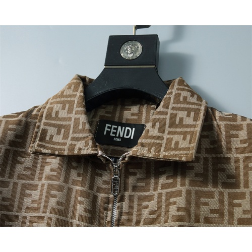 Cheap Fendi Jackets Long Sleeved For Men #1255349 Replica Wholesale [$45.00 USD] [ITEM#1255349] on Replica Fendi Jackets