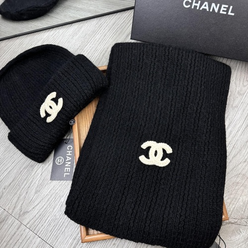 Cheap Chanel Hat and Scarf Set #1255361 Replica Wholesale [$52.00 USD] [ITEM#1255361] on Replica Chanel Hat and Scarf and Glove Set