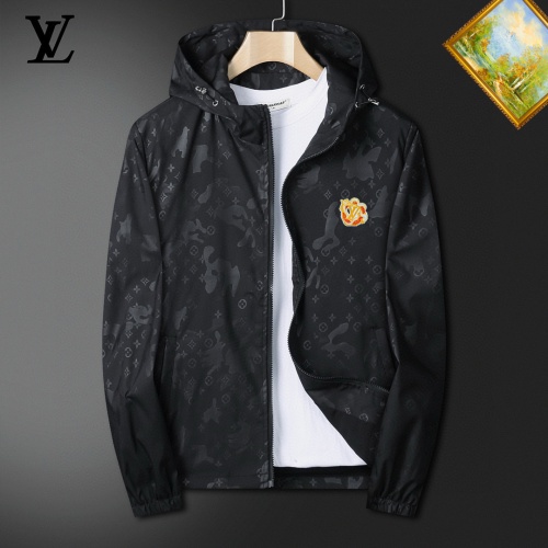 Cheap Louis Vuitton LV Jackets Long Sleeved For Men #1255364 Replica Wholesale [$60.00 USD] [ITEM#1255364] on Replica Louis Vuitton LV Jackets