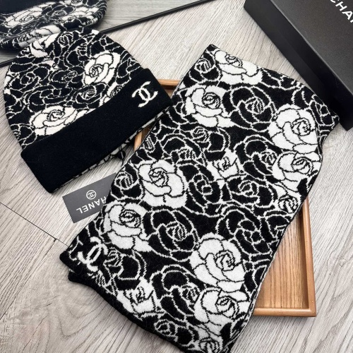 Cheap Chanel Hat and Scarf Set #1255368 Replica Wholesale [$52.00 USD] [ITEM#1255368] on Replica Chanel Hat and Scarf and Glove Set