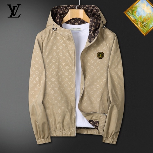 Cheap Louis Vuitton LV Jackets Long Sleeved For Men #1255375 Replica Wholesale [$60.00 USD] [ITEM#1255375] on Replica Louis Vuitton LV Jackets