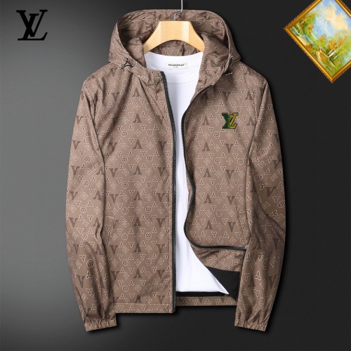 Cheap Louis Vuitton LV Jackets Long Sleeved For Men #1255379 Replica Wholesale [$60.00 USD] [ITEM#1255379] on Replica Louis Vuitton LV Jackets