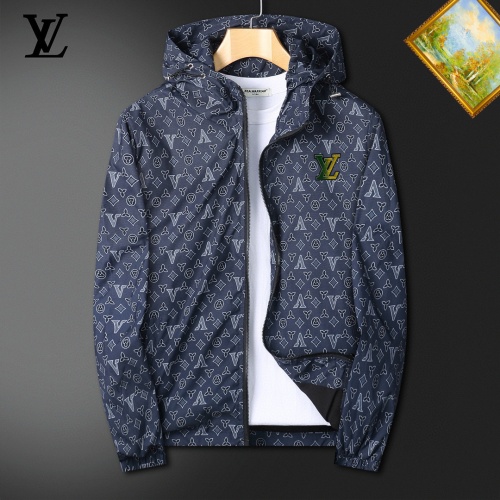 Cheap Louis Vuitton LV Jackets Long Sleeved For Men #1255380 Replica Wholesale [$60.00 USD] [ITEM#1255380] on Replica Louis Vuitton LV Jackets