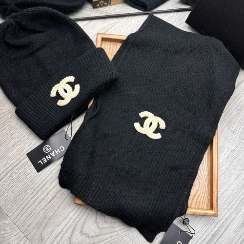 Cheap Chanel Hat and Scarf Set #1255383 Replica Wholesale [$52.00 USD] [ITEM#1255383] on Replica Chanel Hat and Scarf and Glove Set