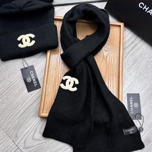 Cheap Chanel Hat and Scarf Set #1255383 Replica Wholesale [$52.00 USD] [ITEM#1255383] on Replica Chanel Hat and Scarf and Glove Set