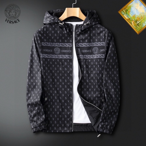 Cheap Versace Jackets Long Sleeved For Men #1255388 Replica Wholesale [$60.00 USD] [ITEM#1255388] on Replica Versace Jackets