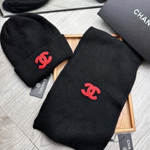 Cheap Chanel Hat and Scarf Set #1255396 Replica Wholesale [$52.00 USD] [ITEM#1255396] on Replica Chanel Hat and Scarf and Glove Set