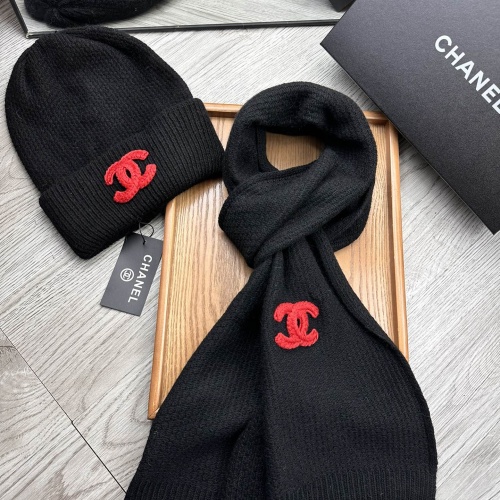 Cheap Chanel Hat and Scarf Set #1255396 Replica Wholesale [$52.00 USD] [ITEM#1255396] on Replica Chanel Hat and Scarf and Glove Set