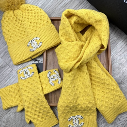 Cheap Chanel Hat and Scarf and Glove Set #1255404 Replica Wholesale [$52.00 USD] [ITEM#1255404] on Replica Chanel Hat and Scarf and Glove Set