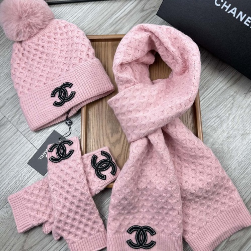 Cheap Chanel Hat and Scarf and Glove Set #1255405 Replica Wholesale [$52.00 USD] [ITEM#1255405] on Replica Chanel Hat and Scarf and Glove Set