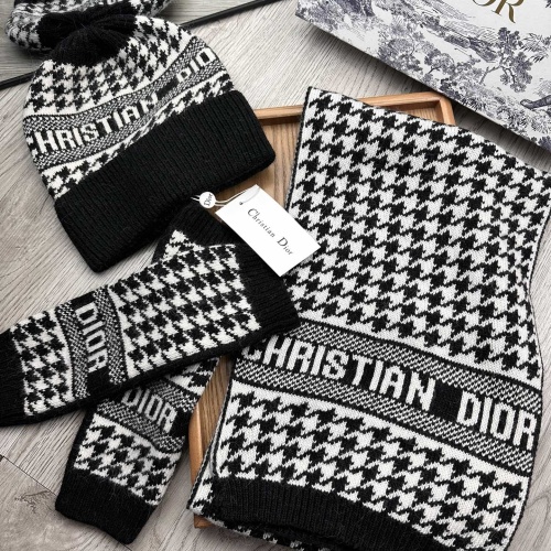 Cheap Christian Dior Hat and Scarf and Glove Set #1255410 Replica Wholesale [$72.00 USD] [ITEM#1255410] on Replica Christian Dior Hat and Scarf and Glove Set