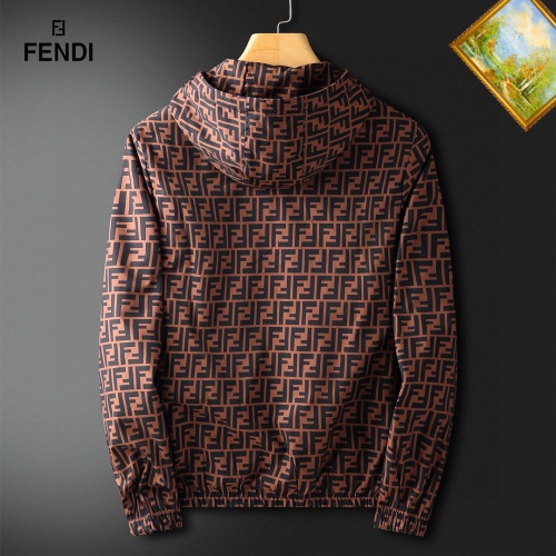 Cheap Fendi Jackets Long Sleeved For Men #1255418 Replica Wholesale [$60.00 USD] [ITEM#1255418] on Replica Fendi Jackets