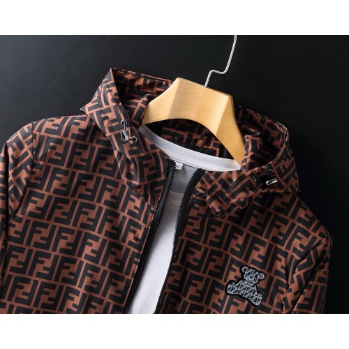 Cheap Fendi Jackets Long Sleeved For Men #1255418 Replica Wholesale [$60.00 USD] [ITEM#1255418] on Replica Fendi Jackets