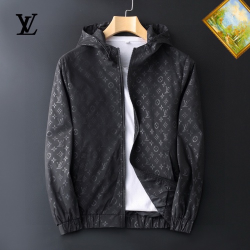 Cheap Louis Vuitton LV Jackets Long Sleeved For Men #1255432 Replica Wholesale [$60.00 USD] [ITEM#1255432] on Replica Louis Vuitton LV Jackets