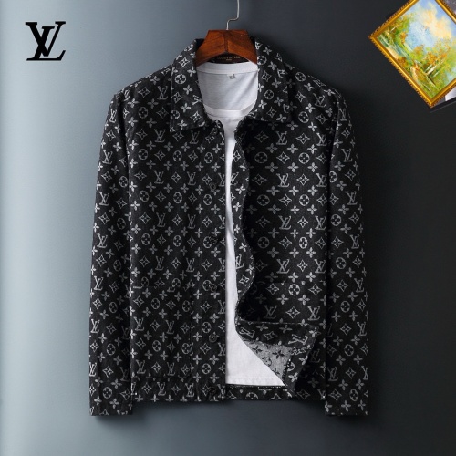 Cheap Louis Vuitton LV Jackets Long Sleeved For Men #1255436 Replica Wholesale [$60.00 USD] [ITEM#1255436] on Replica Louis Vuitton LV Jackets