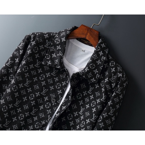 Cheap Louis Vuitton LV Jackets Long Sleeved For Men #1255436 Replica Wholesale [$60.00 USD] [ITEM#1255436] on Replica Louis Vuitton LV Jackets