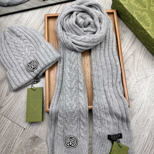 Cheap Gucci Hat and Scarf  Set #1255438 Replica Wholesale [$52.00 USD] [ITEM#1255438] on Replica Gucci Hat and Scarf and Glove Set