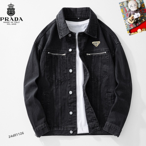 Cheap Prada Jackets Long Sleeved For Men #1255446 Replica Wholesale [$68.00 USD] [ITEM#1255446] on Replica Prada Jackets