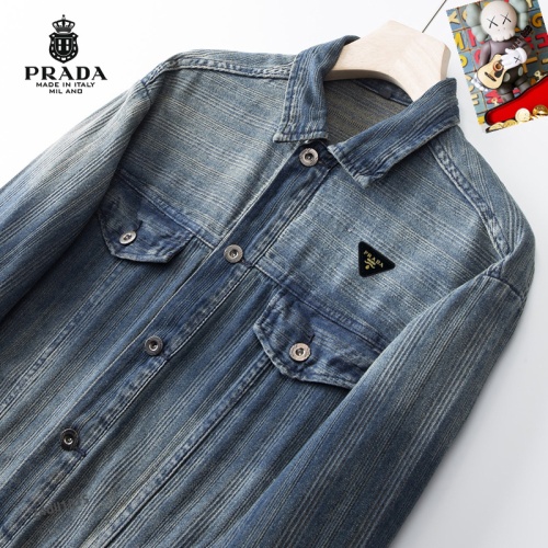 Cheap Prada Jackets Long Sleeved For Men #1255447 Replica Wholesale [$68.00 USD] [ITEM#1255447] on Replica Prada Jackets