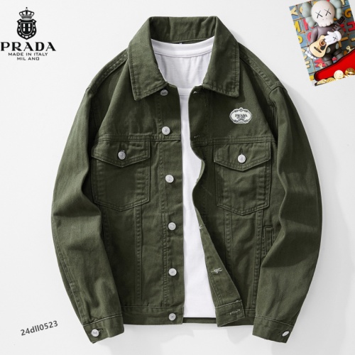 Cheap Prada Jackets Long Sleeved For Men #1255452 Replica Wholesale [$68.00 USD] [ITEM#1255452] on Replica Prada Jackets