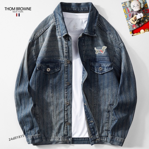 Cheap Thom Browne Jackets Long Sleeved For Men #1255464 Replica Wholesale [$68.00 USD] [ITEM#1255464] on Replica Thom Browne Jackets