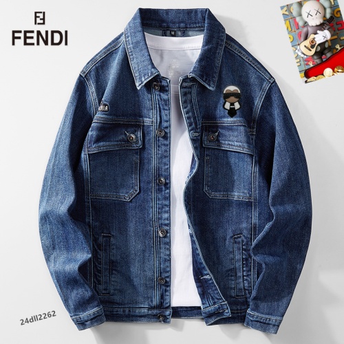 Cheap Fendi Jackets Long Sleeved For Men #1255465 Replica Wholesale [$68.00 USD] [ITEM#1255465] on Replica Fendi Jackets