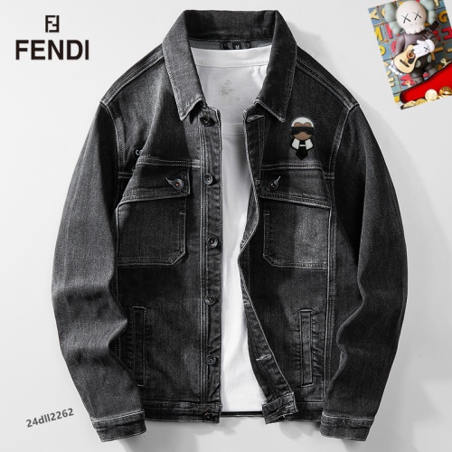 Cheap Fendi Jackets Long Sleeved For Men #1255466 Replica Wholesale [$68.00 USD] [ITEM#1255466] on Replica Fendi Jackets