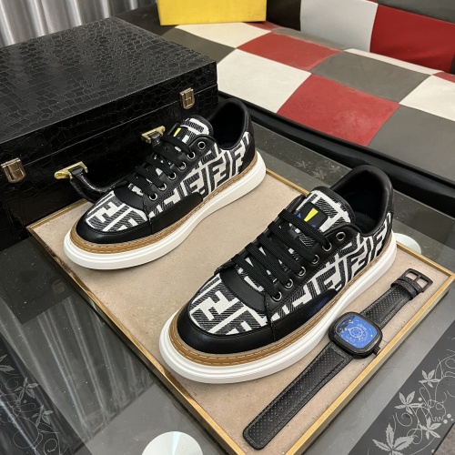 Cheap Fendi Casual Shoes For Men #1255503 Replica Wholesale [$76.00 USD] [ITEM#1255503] on Replica Fendi Casual Shoes