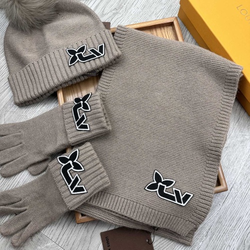 Cheap Louis Vuitton LV Hat and Scarf and Glove Set #1255524 Replica Wholesale [$76.00 USD] [ITEM#1255524] on Replica Louis Vuitton LV Hat and Scarf and Glove Set