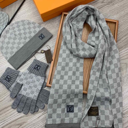 Cheap Louis Vuitton LV Hat and Scarf and Glove Set #1255529 Replica Wholesale [$76.00 USD] [ITEM#1255529] on Replica Louis Vuitton LV Hat and Scarf and Glove Set