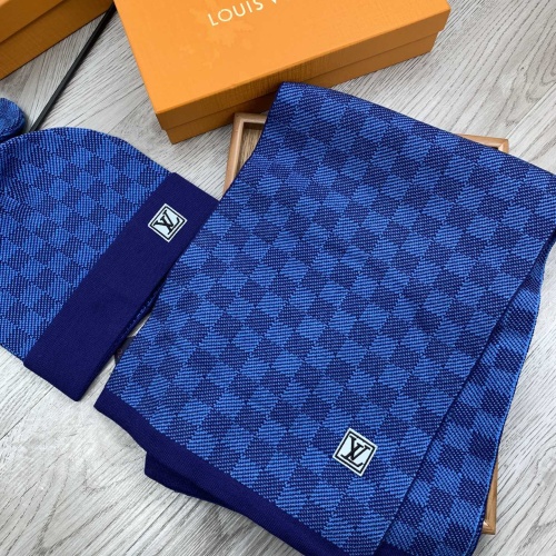 Cheap Louis Vuitton LV Hat and Scarf Set #1255554 Replica Wholesale [$52.00 USD] [ITEM#1255554] on Replica Louis Vuitton LV Hat and Scarf and Glove Set