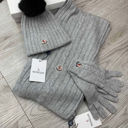 Cheap Moncler Hat and Scarf and Glove Set #1255595 Replica Wholesale [$80.00 USD] [ITEM#1255595] on Replica Moncler Hat and Scarf and Glove Set