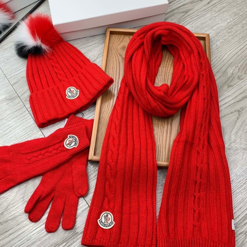 Cheap Moncler Hat and Scarf and Glove Set #1255596 Replica Wholesale [$80.00 USD] [ITEM#1255596] on Replica Moncler Hat and Scarf and Glove Set