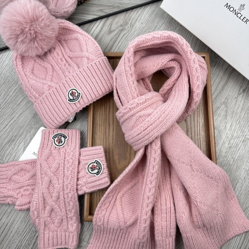 Cheap Moncler Hat and Scarf and Glove Set #1255610 Replica Wholesale [$52.00 USD] [ITEM#1255610] on Replica Moncler Hat and Scarf and Glove Set