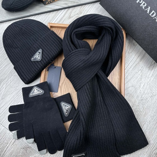 Cheap Prada Hat and Scarf and Glove Set #1255632 Replica Wholesale [$48.00 USD] [ITEM#1255632] on Replica Prada Hat and Scarf and Glove Set