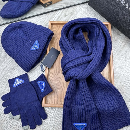 Cheap Prada Hat and Scarf and Glove Set #1255633 Replica Wholesale [$48.00 USD] [ITEM#1255633] on Replica Prada Hat and Scarf and Glove Set