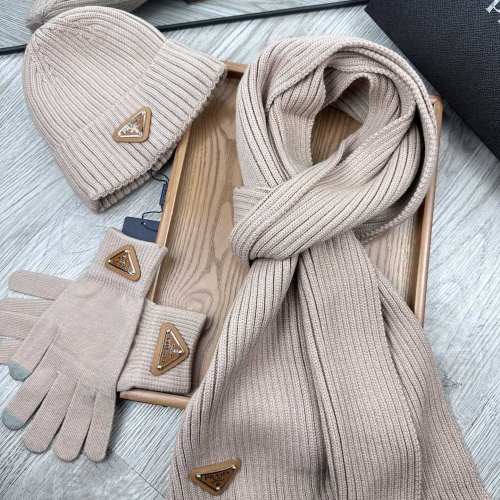 Cheap Prada Hat and Scarf and Glove Set #1255637 Replica Wholesale [$48.00 USD] [ITEM#1255637] on Replica Prada Hat and Scarf and Glove Set