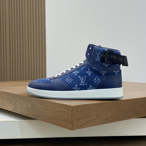 Cheap Louis Vuitton High Tops Shoes For Men #1255706 Replica Wholesale [$80.00 USD] [ITEM#1255706] on Replica Louis Vuitton High Tops Shoes