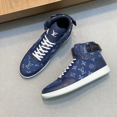 Cheap Louis Vuitton High Tops Shoes For Men #1255706 Replica Wholesale [$80.00 USD] [ITEM#1255706] on Replica Louis Vuitton High Tops Shoes