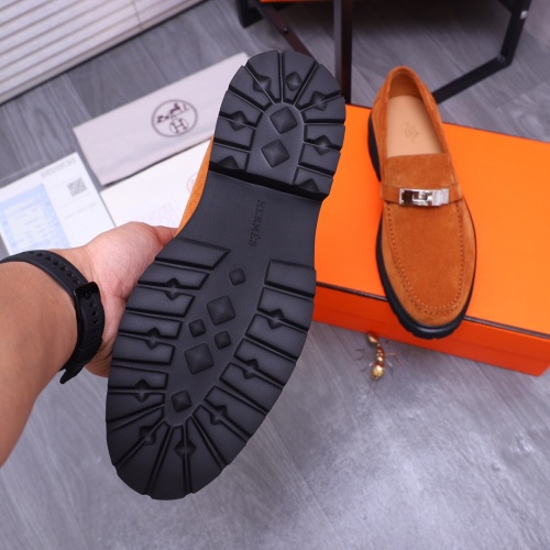 Cheap Hermes Leather Shoes For Men #1255709 Replica Wholesale [$115.00 USD] [ITEM#1255709] on Replica Hermes Leather Shoes