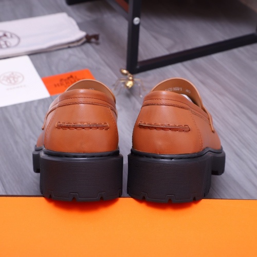 Cheap Hermes Leather Shoes For Men #1255713 Replica Wholesale [$115.00 USD] [ITEM#1255713] on Replica Hermes Leather Shoes