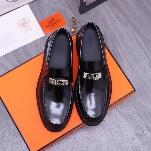 Cheap Hermes Leather Shoes For Men #1255715 Replica Wholesale [$115.00 USD] [ITEM#1255715] on Replica Hermes Leather Shoes