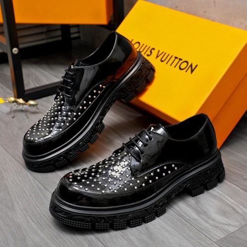 Cheap Louis Vuitton LV Oxfords Shoes For Men #1255806 Replica Wholesale [$92.00 USD] [ITEM#1255806] on Replica Louis Vuitton LV Oxfords Shoes